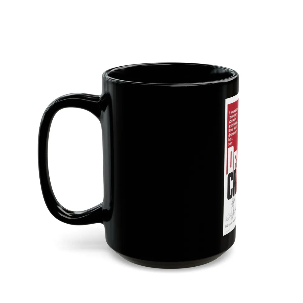 DR. CRIPPEN 1962 Movie Poster - Black Coffee Mug-Go Mug Yourself