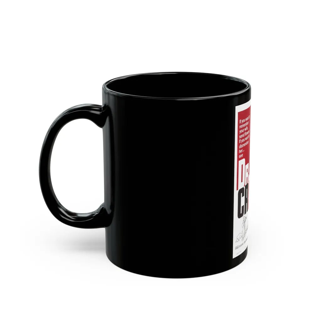 DR. CRIPPEN 1962 Movie Poster - Black Coffee Mug-Go Mug Yourself