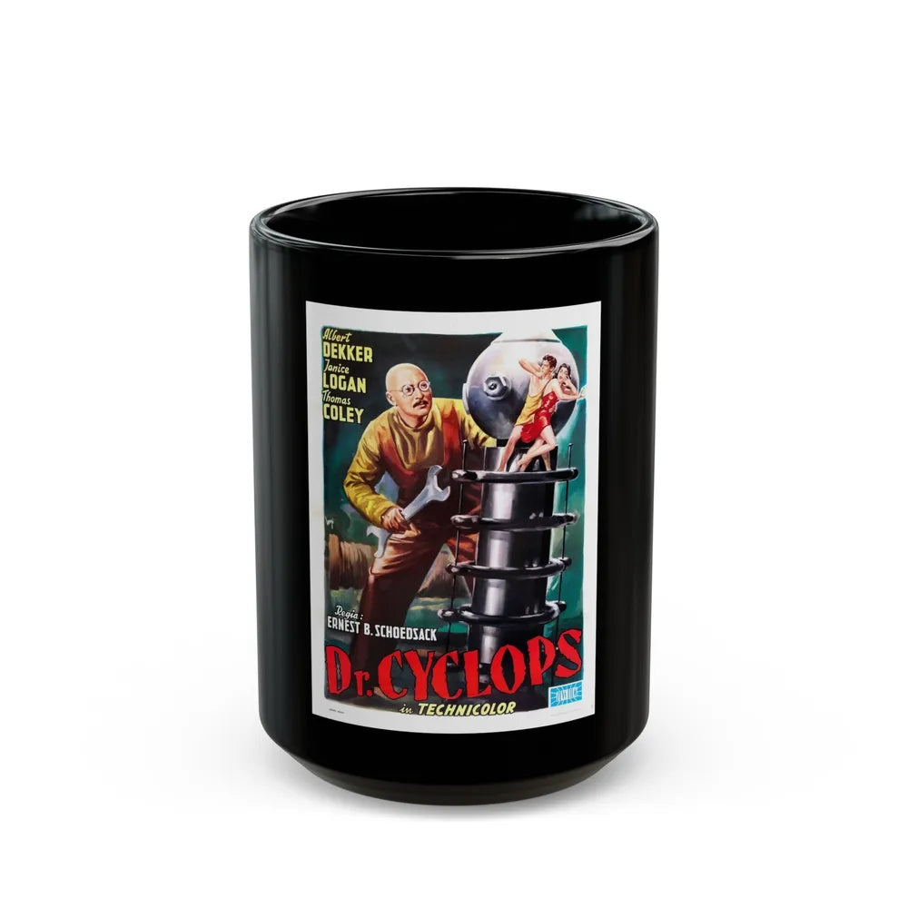 DR. CYCLOPS (SPANISH) 1940 Movie Poster - Black Coffee Mug-15oz-Go Mug Yourself