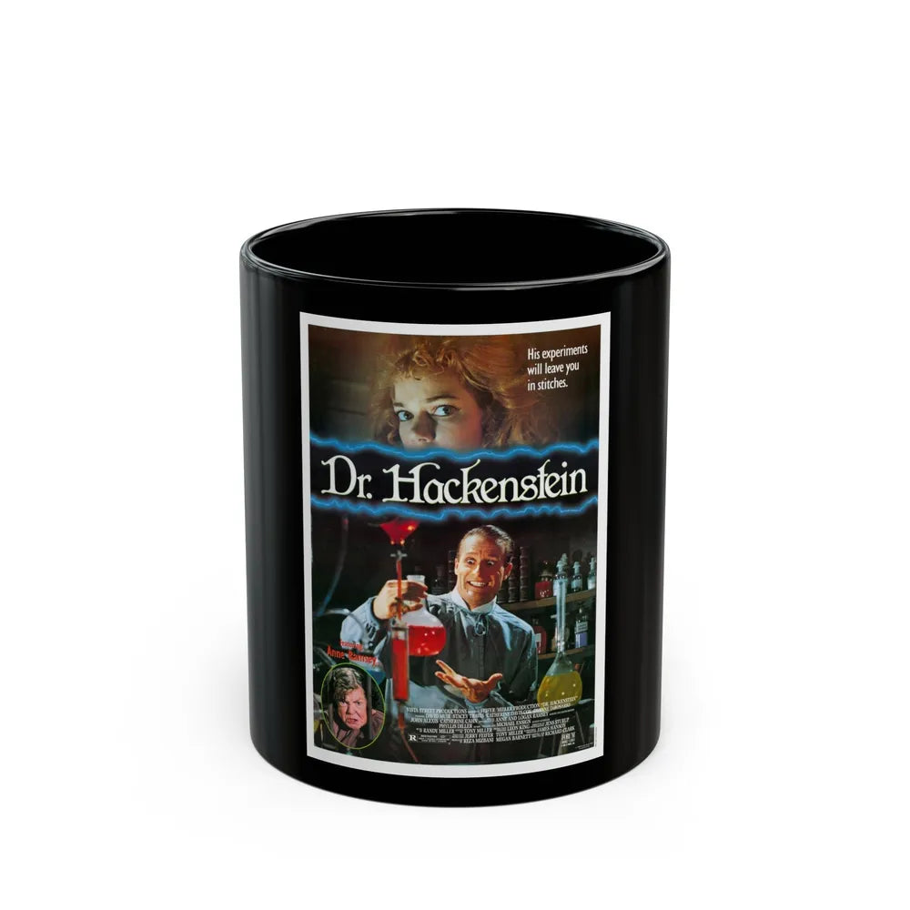 DR. HACKENSTEIN 1988 Movie Poster - Black Coffee Mug-11oz-Go Mug Yourself