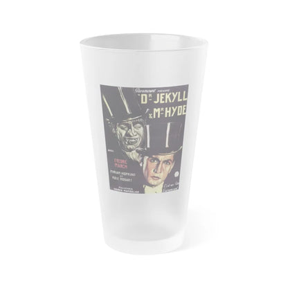 DR. JEKYLL AND MR. HYDE 1931 Movie Poster - Frosted Pint Glass 16oz-16oz-Frosted-Go Mug Yourself