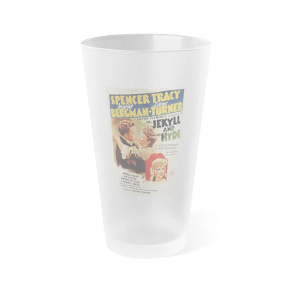 DR. JEKYLL AND MR. HYDE 1941 Movie Poster - Frosted Pint Glass 16oz-16oz-Frosted-Go Mug Yourself