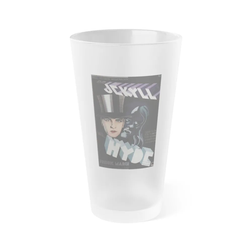 DR. JEKYLL AND MR. HYDE (2) 1931 Movie Poster - Frosted Pint Glass 16oz-16oz-Frosted-Go Mug Yourself