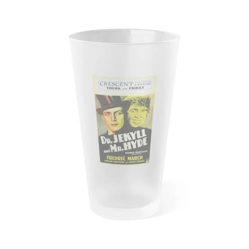 DR. JEKYLL AND MR. HYDE (3) 1931 Movie Poster - Frosted Pint Glass 16oz-16oz-Frosted-Go Mug Yourself