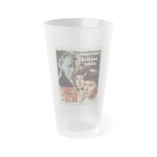 DR. JEKYLL AND MR. HYDE (DUTCH) 1941 Movie Poster - Frosted Pint Glass 16oz-16oz-Frosted-Go Mug Yourself