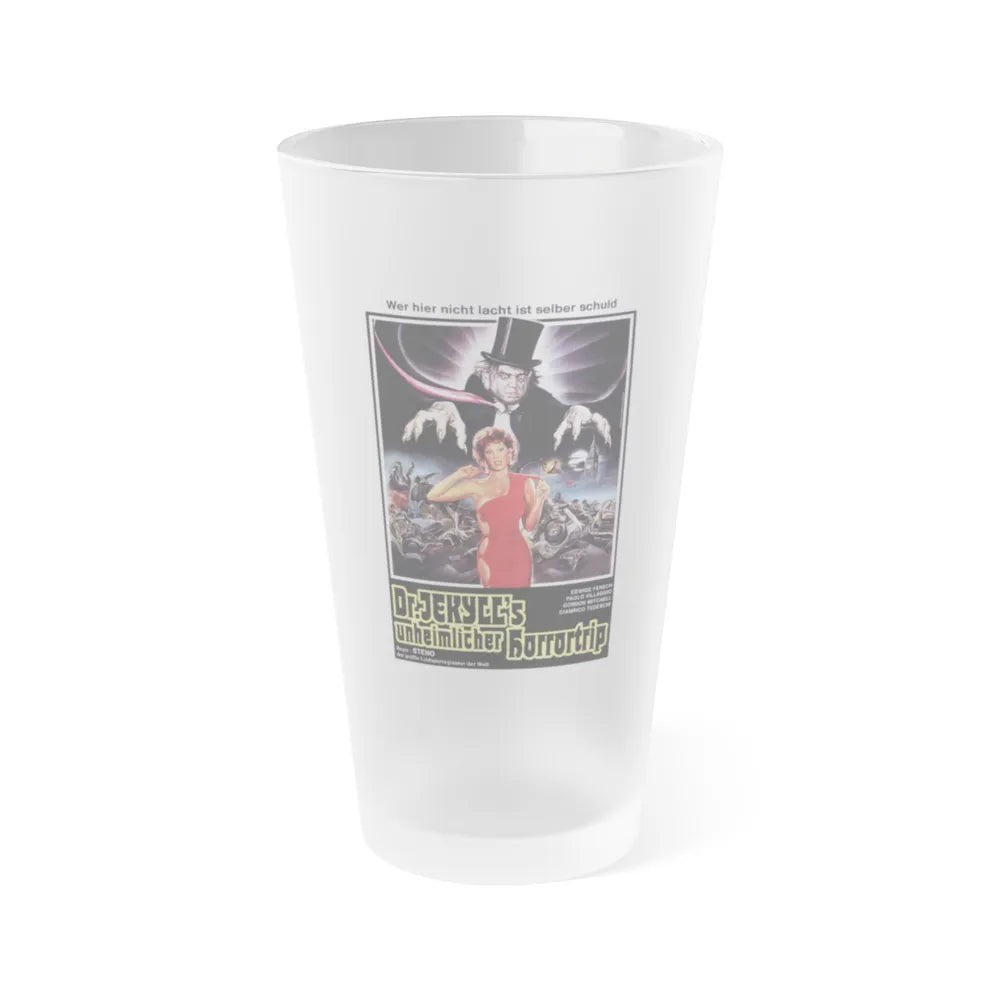 DR. JEKYLL LIKES THEM HOT 1979 Movie Poster - Frosted Pint Glass 16oz-16oz-Frosted-Go Mug Yourself