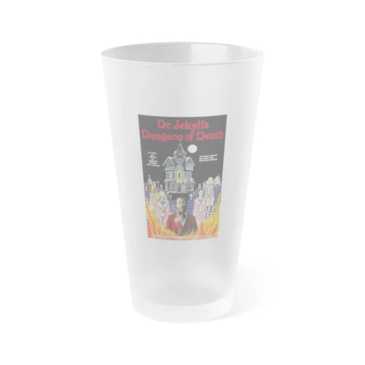 DR. JEKYLL'S DUNGEON OF DEATH 1979 Movie Poster - Frosted Pint Glass 16oz-16oz-Frosted-Go Mug Yourself