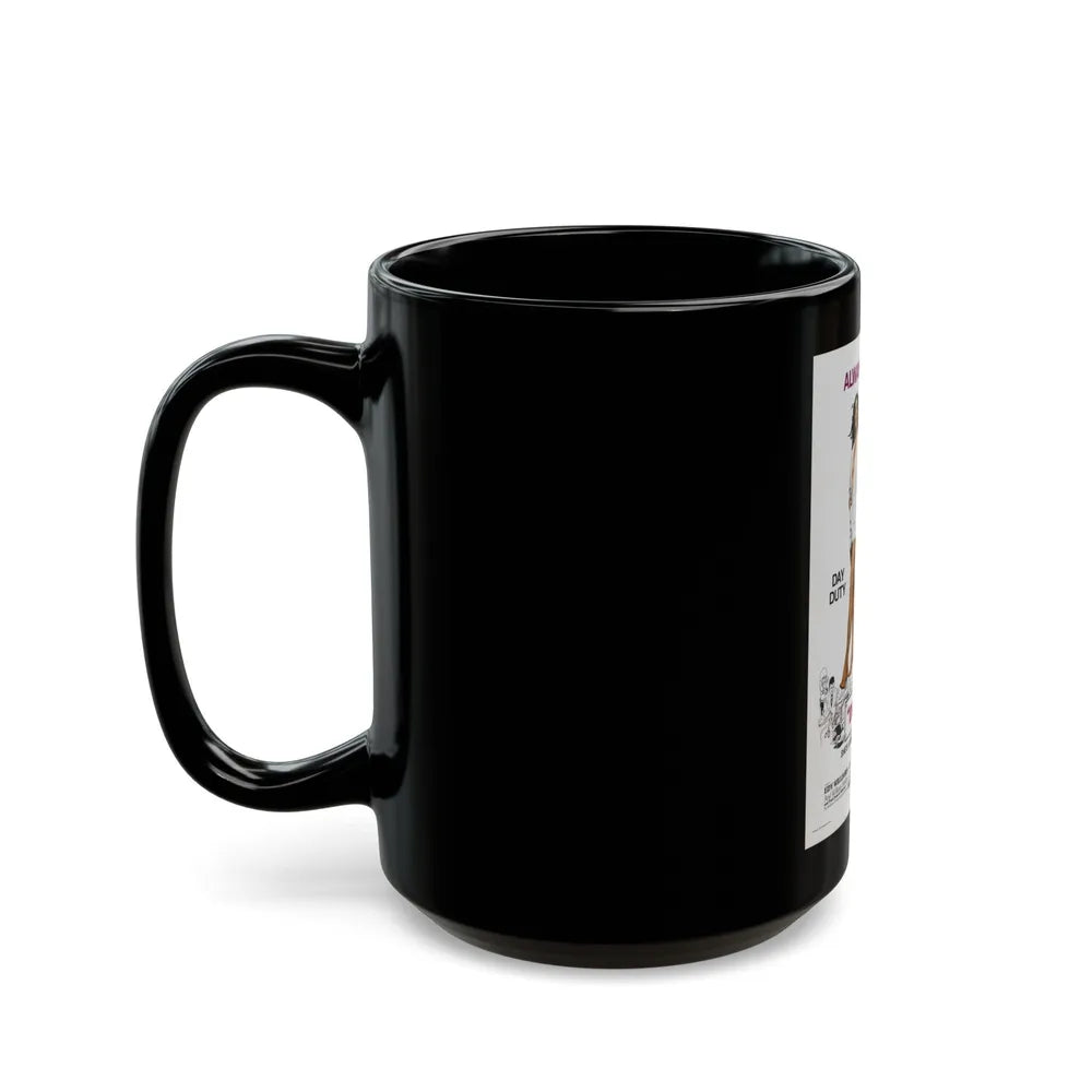 DR. MINX 1975 Movie Poster - Black Coffee Mug-Go Mug Yourself