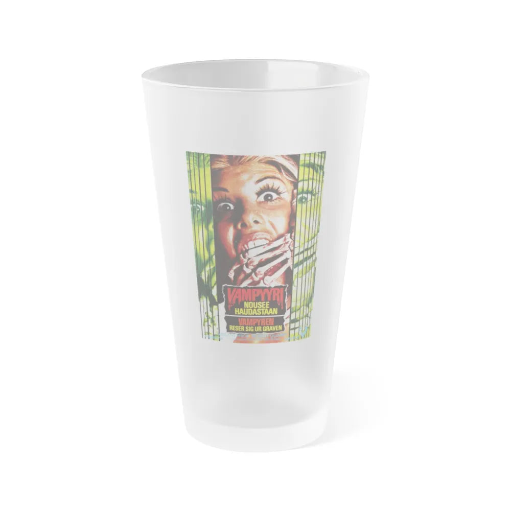 DR. PHIBES RISES AGAIN! (2) 1972 Movie Poster - Frosted Pint Glass 16oz-16oz-Frosted-Go Mug Yourself