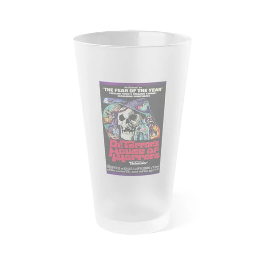 DR. TERROR'S HOUSE OF HORRORS (2) 1967 Movie Poster - Frosted Pint Glass 16oz-16oz-Frosted-Go Mug Yourself