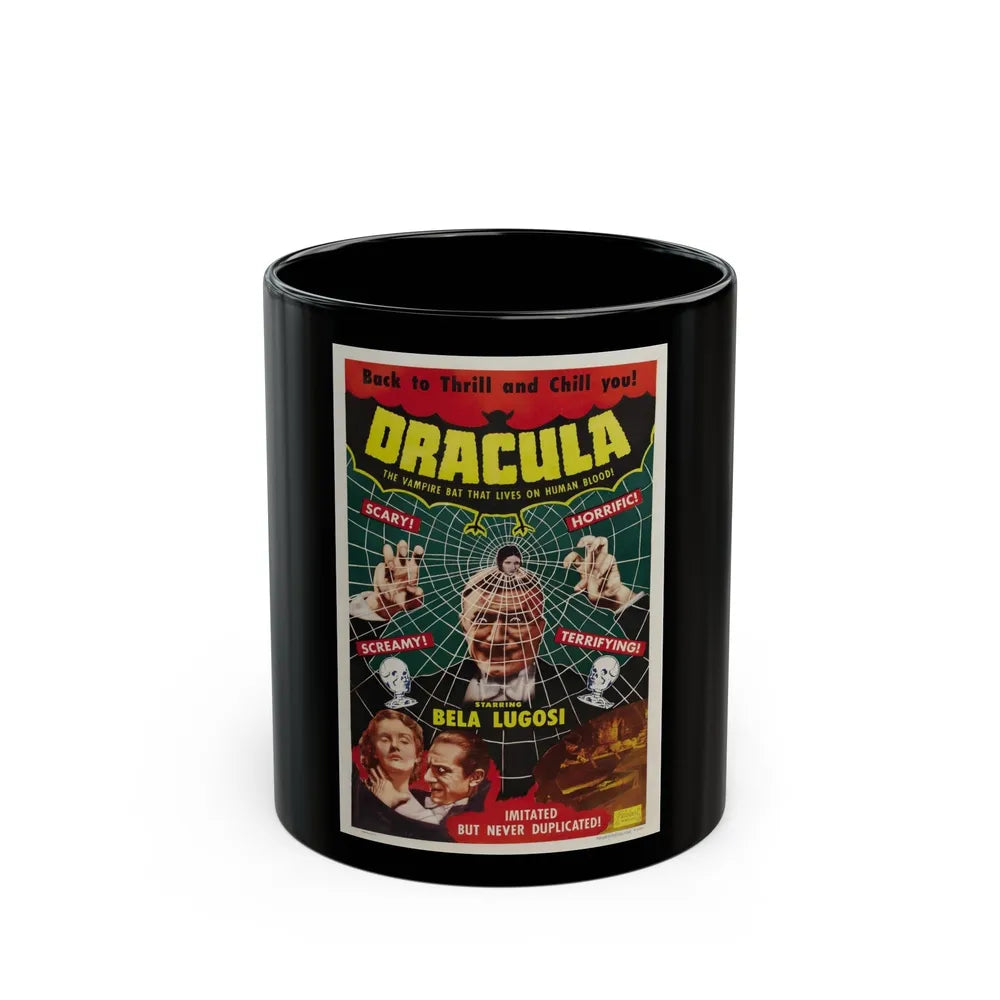 DRACULA (2) 1931 Movie Poster - Black Coffee Mug-11oz-Go Mug Yourself