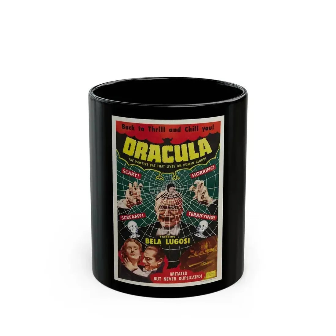 DRACULA (2) 1931 Movie Poster - Black Coffee Mug 11oz - Go Mug Yourself