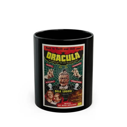 DRACULA (2) 1931 Movie Poster - Black Coffee Mug 11oz - Go Mug Yourself