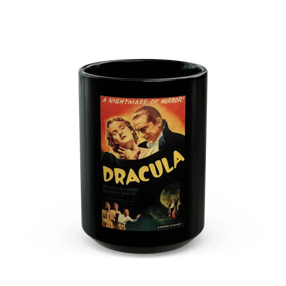 DRACULA (3) 1931 Movie Poster - Black Coffee Mug 15oz - Go Mug Yourself