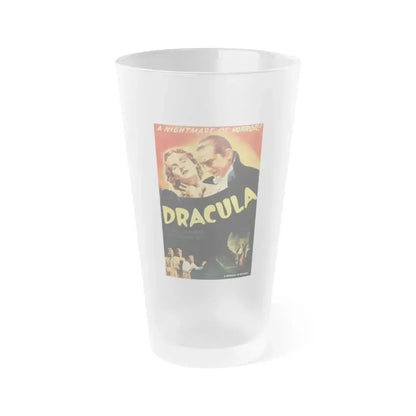 DRACULA (3) 1931 Movie Poster - Frosted Pint Glass 16oz 16oz Frosted - Go Mug Yourself