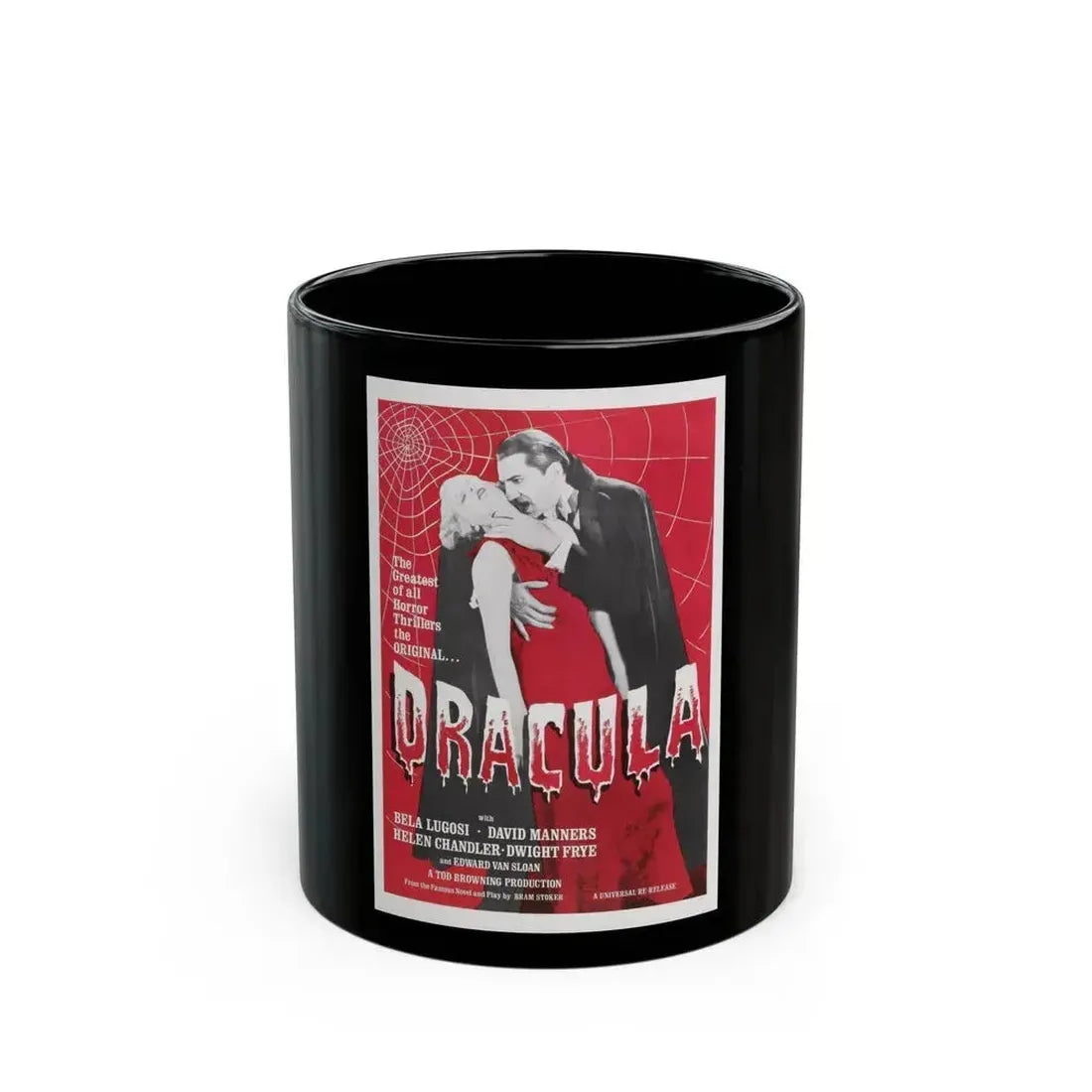 DRACULA (4) 1931 Movie Poster - Black Coffee Mug 11oz - Go Mug Yourself