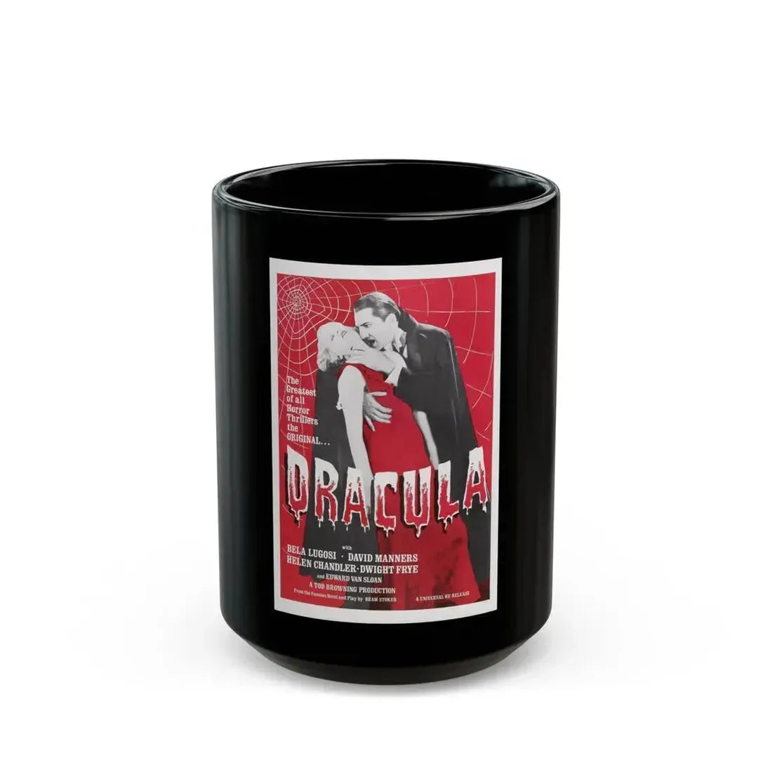 DRACULA (4) 1931 Movie Poster - Black Coffee Mug 15oz - Go Mug Yourself