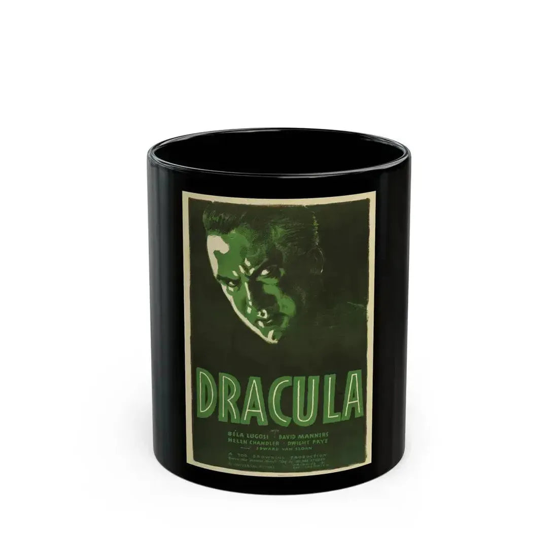 DRACULA (5) 1931 Movie Poster - Black Coffee Mug 11oz - Go Mug Yourself