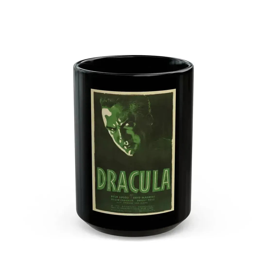 DRACULA (5) 1931 Movie Poster - Black Coffee Mug 15oz - Go Mug Yourself