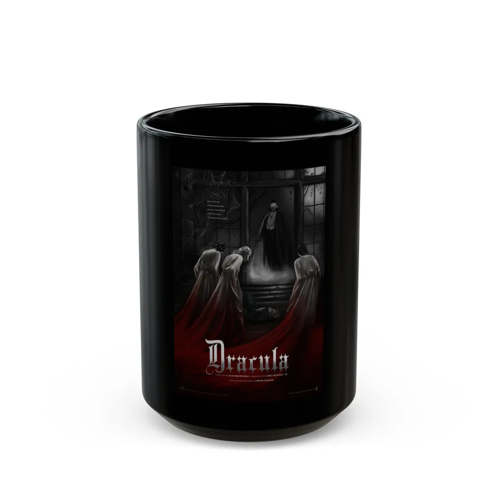 DRACULA (6) 1931 Movie Poster - Black Coffee Mug-15oz-Go Mug Yourself