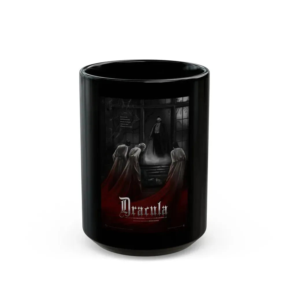 DRACULA (6) 1931 Movie Poster - Black Coffee Mug 15oz - Go Mug Yourself