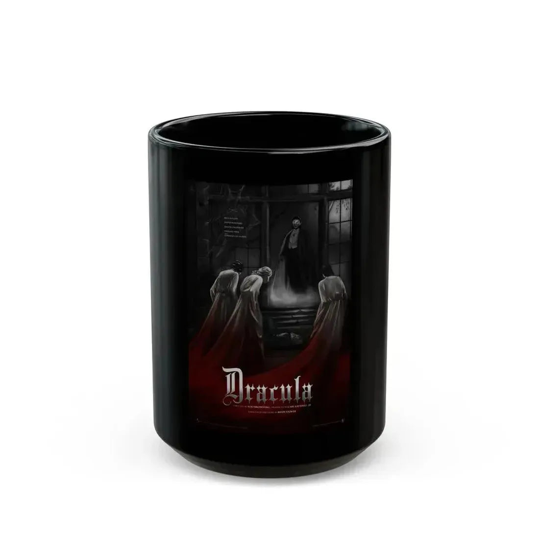 DRACULA (6) 1931 Movie Poster - Black Coffee Mug 15oz - Go Mug Yourself