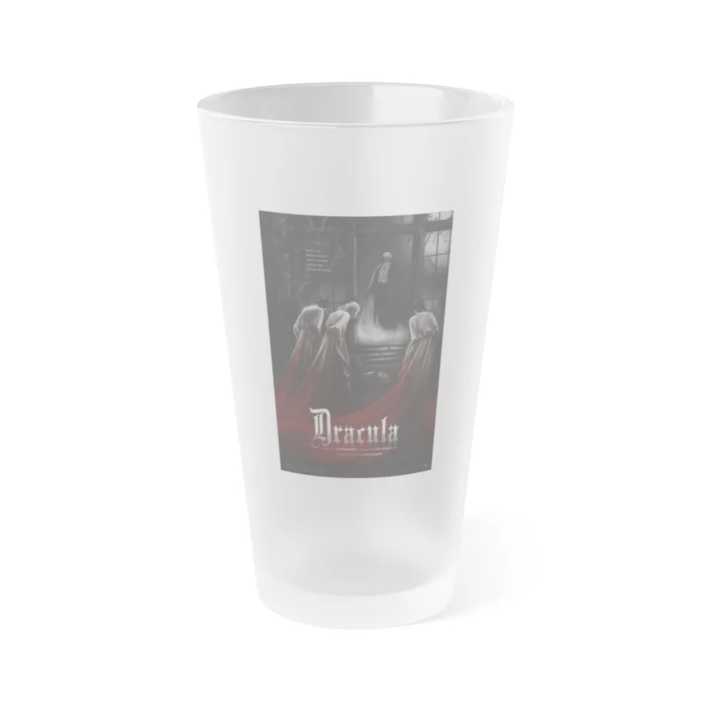 DRACULA (6) 1931 Movie Poster - Frosted Pint Glass 16oz-16oz-Frosted-Go Mug Yourself