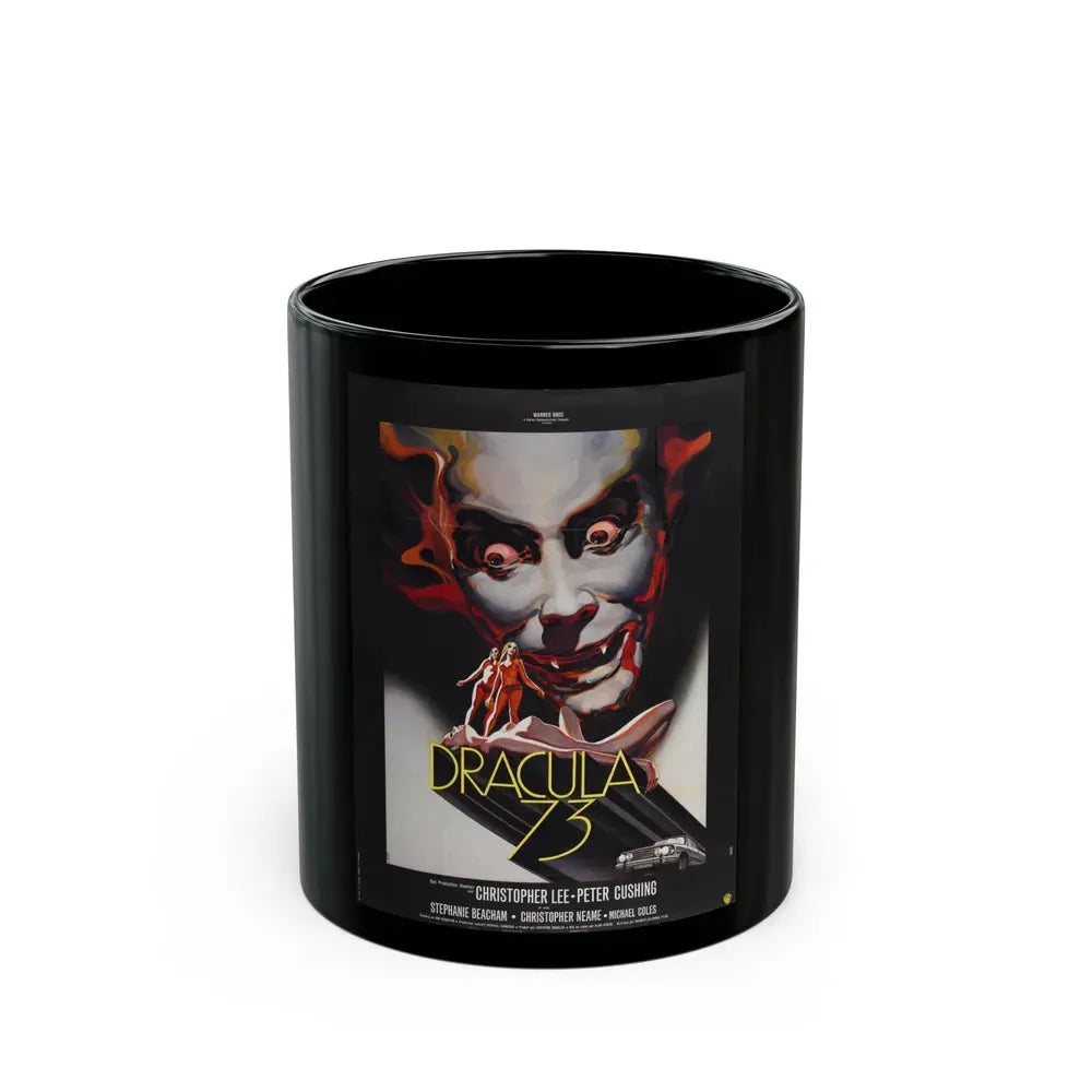 DRACULA A.D. 1972 (2) Movie Poster - Black Coffee Mug 11oz - Go Mug Yourself