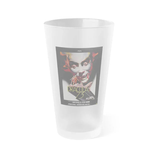DRACULA A.D. 1972 (2) Movie Poster - Frosted Pint Glass 16oz 16oz Frosted - Go Mug Yourself