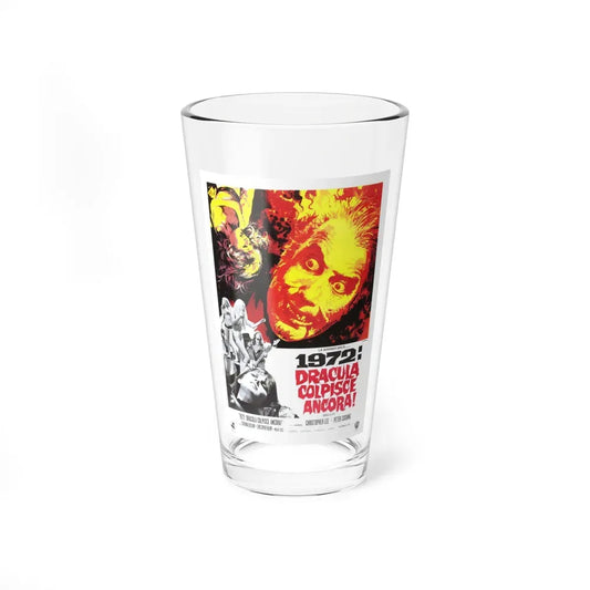DRACULA A.D. 1972 (ITALIAN) 2 Movie Poster - Pint Glass 16oz 16oz - Go Mug Yourself