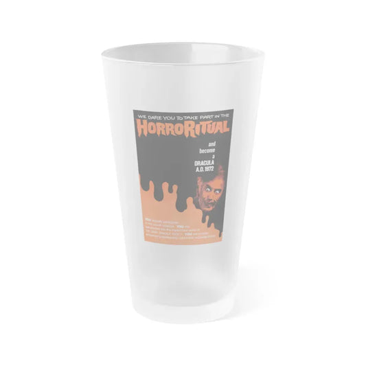 DRACULA A.D. 1972 (TEASER) Movie Poster - Frosted Pint Glass 16oz 16oz Frosted - Go Mug Yourself