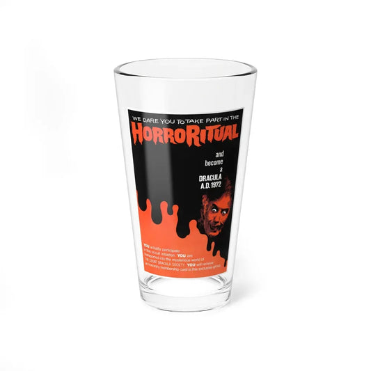 DRACULA A.D. 1972 (TEASER) Movie Poster - Pint Glass 16oz 16oz - Go Mug Yourself