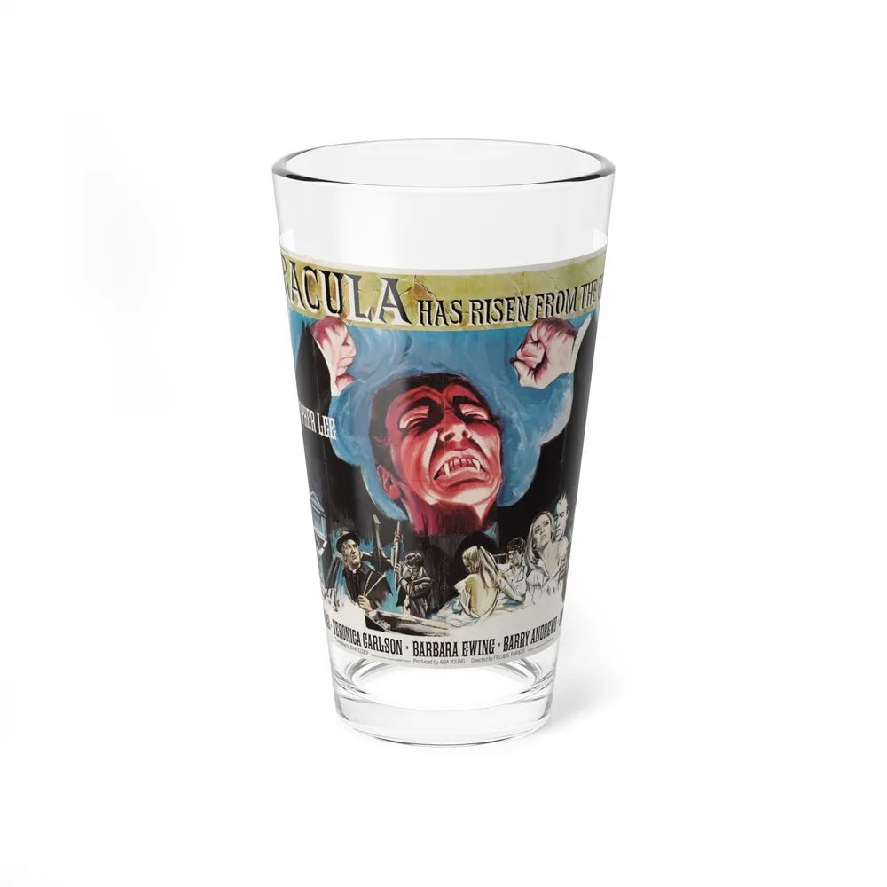 DRACULA HAS RISEN FROM THE GRAVE 1968 Movie Poster - Pint Glass 16oz-16oz-Go Mug Yourself