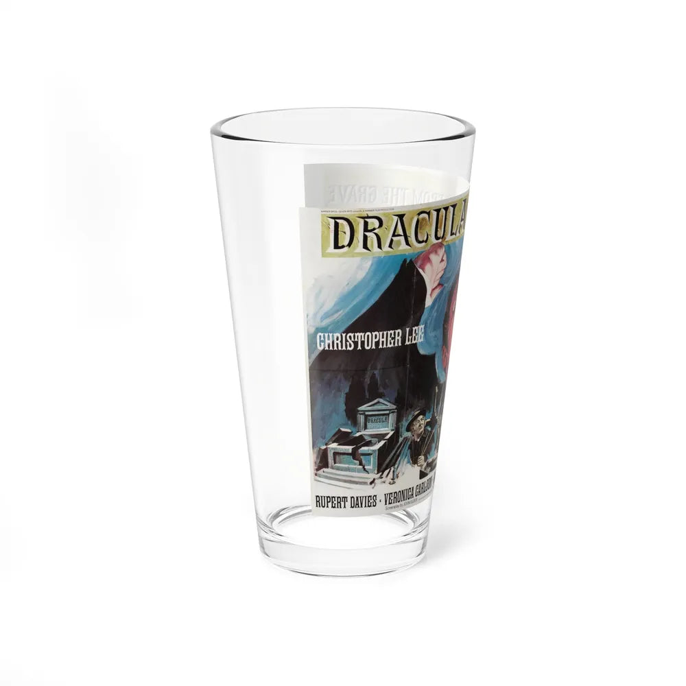 DRACULA HAS RISEN FROM THE GRAVE 1968 Movie Poster - Pint Glass 16oz-Go Mug Yourself