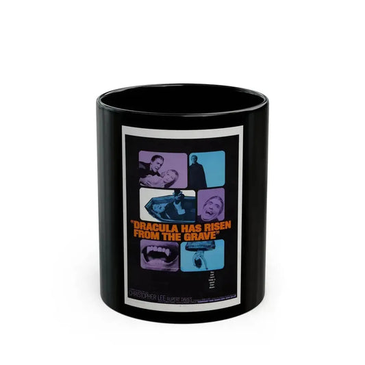 DRACULA HAS RISEN FROM THE GRAVE (2) 1968 Movie Poster - Black Coffee Mug 11oz - Go Mug Yourself