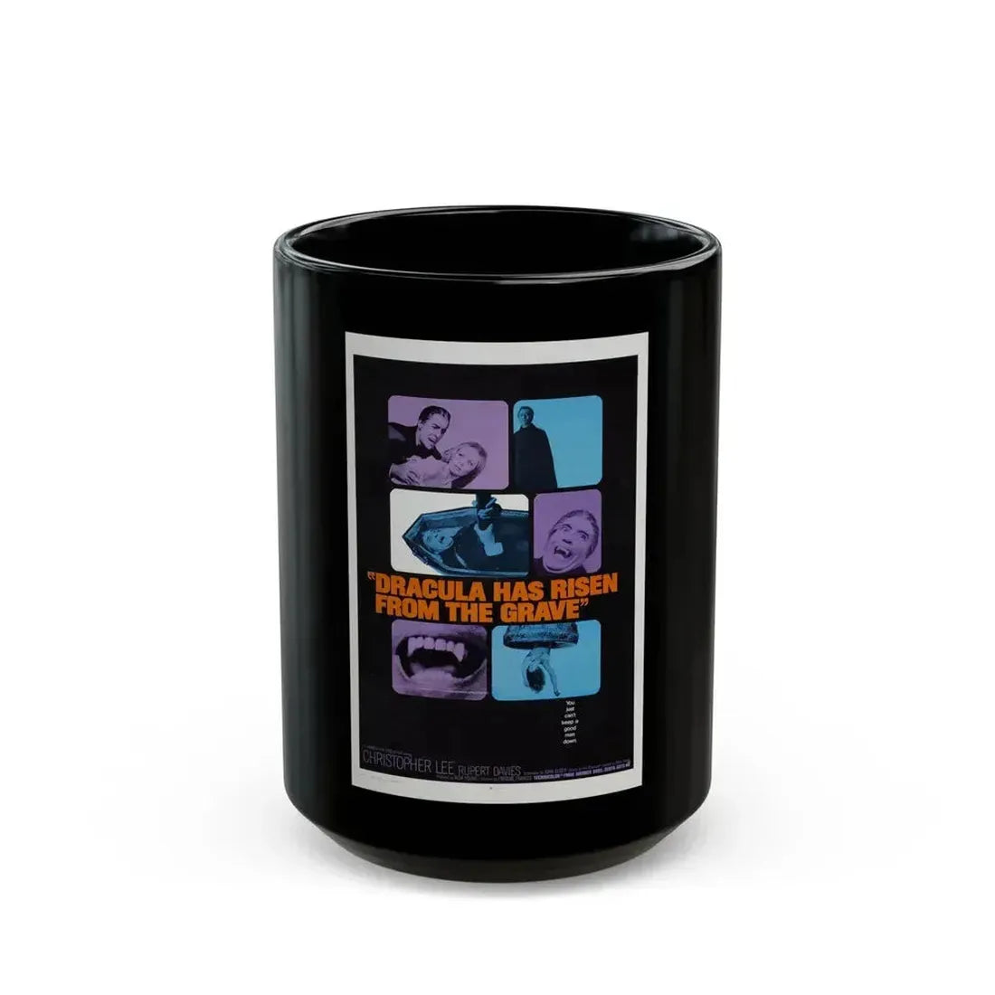 DRACULA HAS RISEN FROM THE GRAVE (2) 1968 Movie Poster - Black Coffee Mug 15oz - Go Mug Yourself