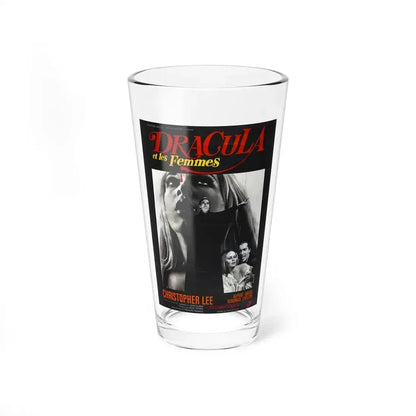DRACULA HAS RISEN FROM THE GRAVE (FRENCH) 1968 Movie Poster - Pint Glass 16oz 16oz - Go Mug Yourself