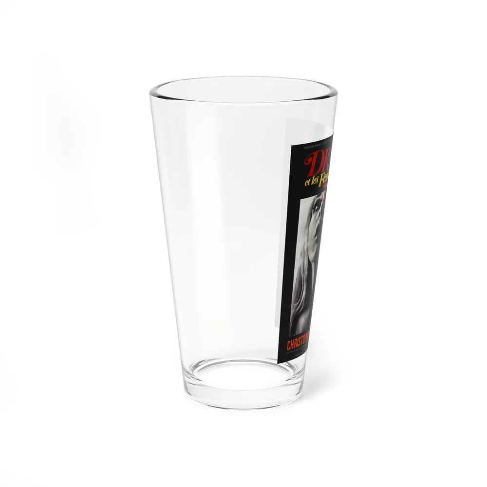 DRACULA HAS RISEN FROM THE GRAVE (FRENCH) 1968 Movie Poster - Pint Glass 16oz-Go Mug Yourself