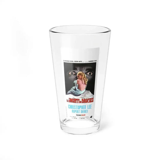DRACULA HAS RISEN FROM THE GRAVE (ITALIAN) 1968 Movie Poster - Pint Glass 16oz 16oz - Go Mug Yourself