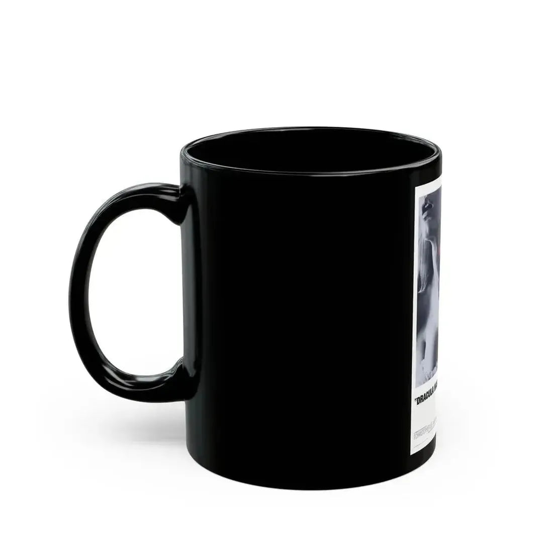 DRACULA HAS RISEN FROM THE GRAVE (TEASER) 1968 Movie Poster - Black Coffee Mug - Go Mug Yourself