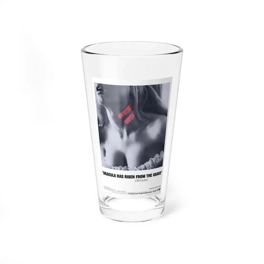 DRACULA HAS RISEN FROM THE GRAVE (TEASER) 1968 Movie Poster - Pint Glass 16oz 16oz - Go Mug Yourself