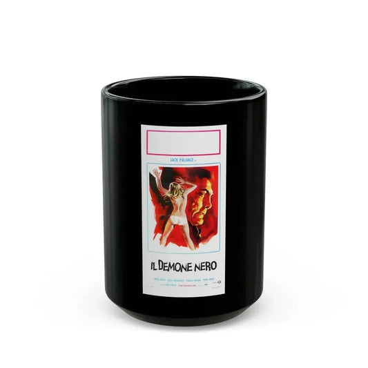DRACULA (ITALIAN) 1974 Movie Poster - Black Coffee Mug 15oz - Go Mug Yourself