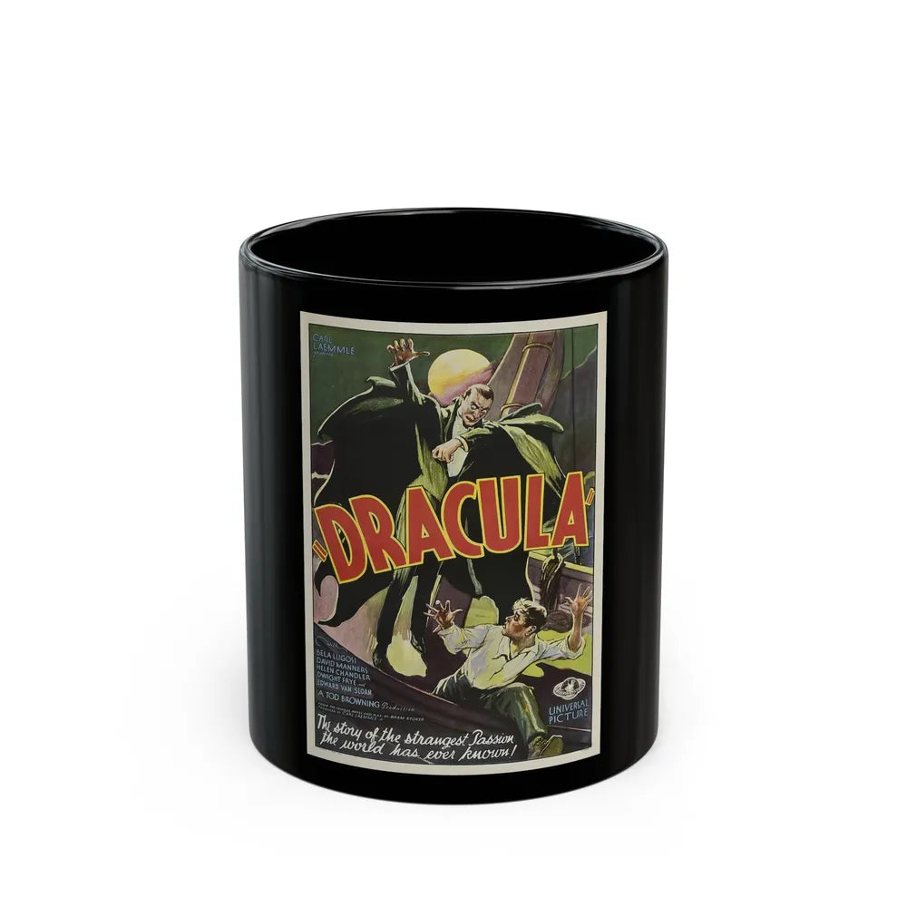 DRACULA Movie Poster - Black Coffee Mug-11oz-Go Mug Yourself