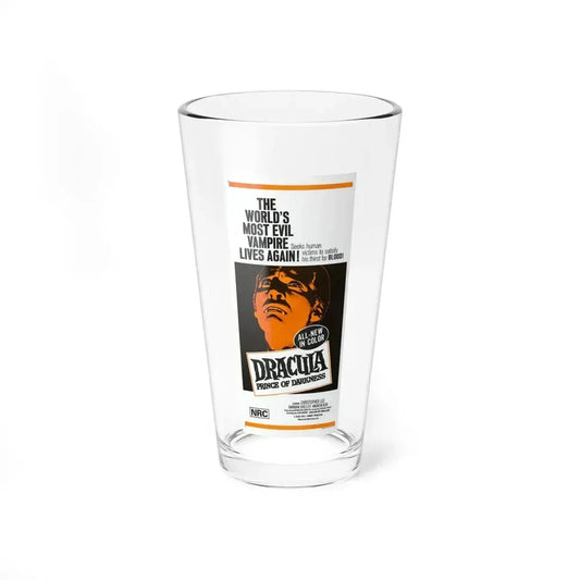 DRACULA PRINCE OF DARKNESS 1966 Movie Poster - Pint Glass 16oz 16oz - Go Mug Yourself