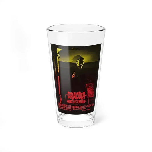 DRACULA PRINCE OF DARKNESS (FRENCH) 1966 Movie Poster - Pint Glass 16oz 16oz - Go Mug Yourself