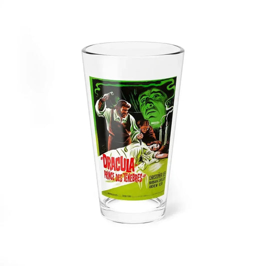 DRACULA PRINCE OF DARKNESS (FRENCH) 2 1966 Movie Poster - Pint Glass 16oz 16oz - Go Mug Yourself