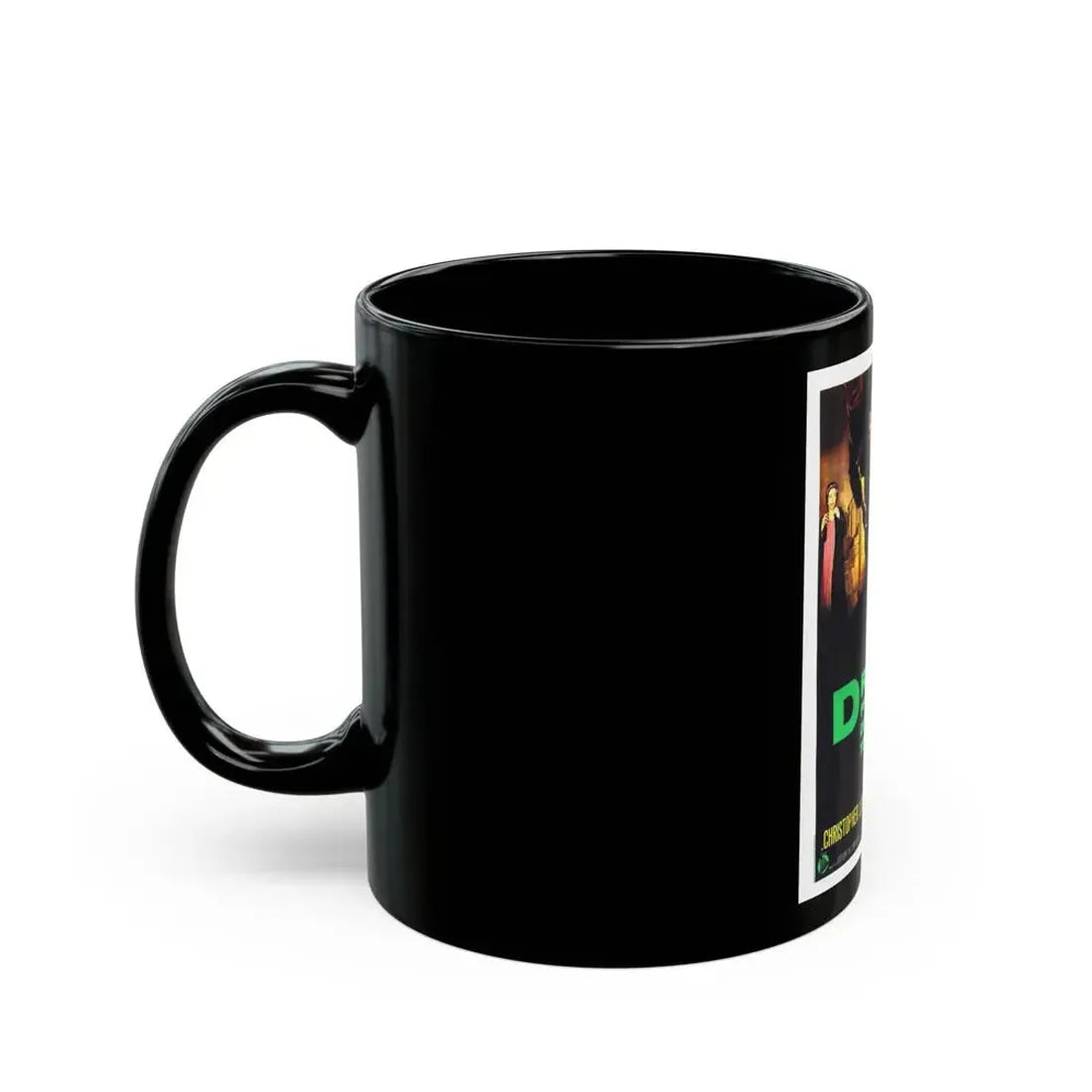 DRACULA PRINCE OF DARKNESS (ITALIAN) 1966 Movie Poster - Black Coffee Mug - Go Mug Yourself