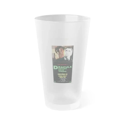 DRACULA PRINCE OF DARKNESS (ITALIAN) 2 1966 Movie Poster - Frosted Pint Glass 16oz 16oz Frosted - Go Mug Yourself