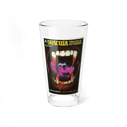 DRACULA PRINCE OF DARKNESS (SPANISH) 1966 Movie Poster - Pint Glass 16oz 16oz - Go Mug Yourself
