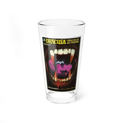 DRACULA PRINCE OF DARKNESS (SPANISH) 1966 Movie Poster - Pint Glass 16oz - Go Mug Yourself